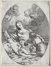 Madonna and Child with the Magdalen. Creator: Carlo Maratti (Italian, 1625-1713).