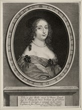 Marie Louise de Gonzague, Reine de Pologne, 1653. Creator: Robert Nanteuil (French, 1623-1678).