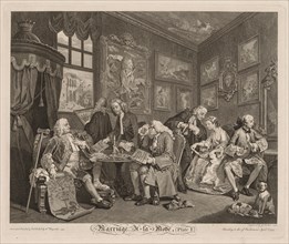 Marriage à la Mode: The Contract, 1745. Creator: William Hogarth (British, 1697-1764).