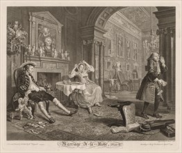 Marriage à la Mode: Plate II, 1745. Creator: William Hogarth (British, 1697-1764).