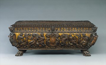 Marriage Chest (Cassone), mid 1500s. Creator: Unknown.