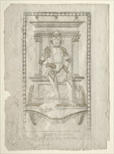 Mars (from the Tarocchi, series A: Firmaments of the Universe, #45), before 1467. Creator: Master of the E-Series Tarocchi (Italian, 15th century).
