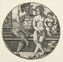 Mars, Venus, and Cupid,  1520s. Creator: Allaert Claesz (Netherlandish, fl. 1508-1534).
