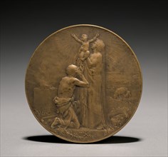 Medal (obverse), 1800s. Creator: Jules Dupré (French, 1811-1889).