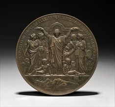 Medal (obverse), 1878. Creator: Eugène André Oudiné (French, 1810-1887).