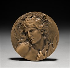 Medal Presented to Loïe Fuller by the French Government: Orpheus at the Entrance...(obverse). Creator: Marie Alexandre Lucien Coudray (French, 1864-1932).