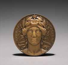 Medal, 1914-1916. Creator: Auguste Dujardin (French, 1847-1918).