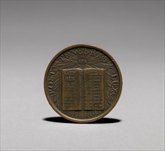 Medal: Commemorating 3c Jubilé de la Reformation Genève 23 Aôut 1835 (obverse), 1835. Creator: Unknown.