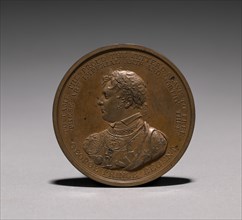 Medal: George, Prince Regent. Creator: Thomas Wyon (British, 1792-1817).
