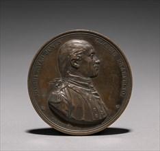 Medal: John Paul Jones (obverse). Creator: Jules Dupré (French, 1811-1889).