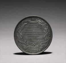 Medal: Lieutenant General T. J. Jackson (reverse). Creator: Armand Auguste Caqué (French, 1793-1881).