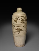 Meiping (Plum Blossom Vase): Cizhou Ware, 12th-13th Century. Creator: Unknown.
