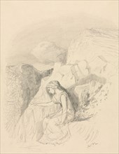 Melancholy, c. 1868. Creator: Odilon Redon (French, 1840-1916).