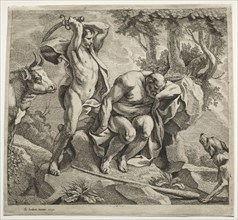Mercury Killing Argus, 1652. Creator: Jacob Jordaens (Flemish, 1593-1678).