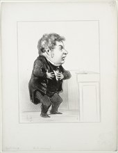 Michel Goudchaux, 1849. Creator: Honoré Daumier (French, 1808-1879).