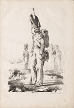 Military Costumes: Infantry Sargent , 1817-18. Creator: Nicolas Toussaint Charlet (French, 1792-1845).
