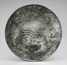Mirror with a Handle in the Form of a Herakles Knot, c. 280-400. Creator: Unknown.
