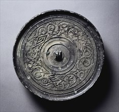 Mirror with Serpentine Interlaces and Angular Meanders, 3rd century BC. Creator: Unknown.