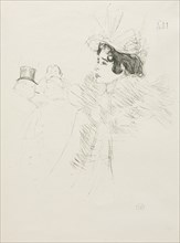 Miss May Belfort, 1895. Creator: Henri de Toulouse-Lautrec (French, 1864-1901).