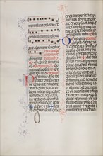 Missale: Fol. 112v: contains some music as part of Palm Sunday liturgy, 1469. Creator: Bartolommeo Caporali (Italian, c. 1420-1503).