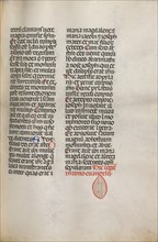 Missale: Fol. 122: contains music for "Hely Hely Lama etc." within St. Mattion Passion, 1469. Creator: Bartolommeo Caporali (Italian, c. 1420-1503).