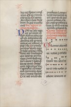 Missale: Fol. 145v: Music for various prayers?, 1469. Creator: Bartolommeo Caporali (Italian, c. 1420-1503).
