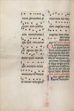 Missale: Fol. 179v: Music for various ordinary prayers, 1469. Creator: Bartolommeo Caporali (Italian, c. 1420-1503).