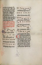 Missale: Fol. 180: Music for various ordinary prayers, 1469. Creator: Bartolommeo Caporali (Italian, c. 1420-1503).