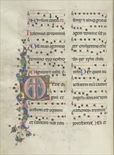 Missale: Fol. 183v: Cross, Foliage, 1469. Creator: Bartolommeo Caporali (Italian, c. 1420-1503).