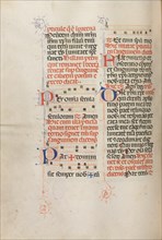 Missale: Fol. 190v: Music for various prayers, 1469. Creator: Bartolommeo Caporali (Italian, c. 1420-1503).