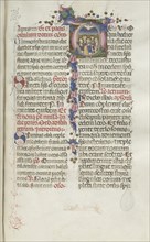 Missale: Fol. 214: Pentecost, 1469. Creator: Bartolommeo Caporali (Italian, c. 1420-1503).