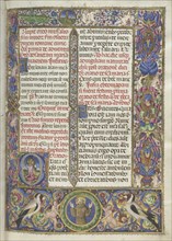 Missale: Fol. 9: Ordo Missalis (full borders), 1469. Creator: Bartolommeo Caporali (Italian, c. 1420-1503).