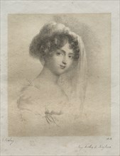 Mme. Horace Vernet, 1818. Creator: Jean-Baptiste Isabey (French, 1767-1855).