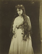 Mnemosyne (Marie Spartali, 1844-1927), 1868. Creator: Julia Margaret Cameron (British, 1815-1879).