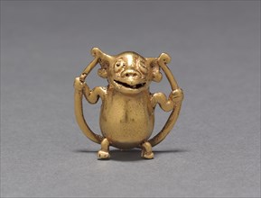 Monkey Bell Pendant, c. 700-1550. Creator: Unknown.