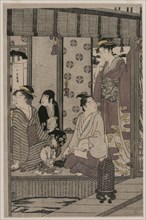 Morning Glory (from the series The Tale of Genji in Elegant Modern Dress), c. 1790. Creator: Ch?bunsai Eishi (Japanese, 1756-1829).