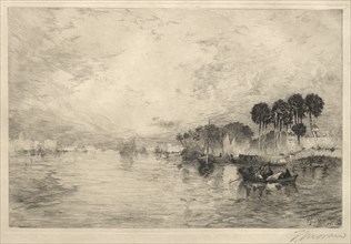 Morning on the St. John's River, Florida, 1881. Creator: Thomas Moran (American, 1837-1926).