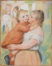 Mother and Child, 1886. Creator: Pierre-Auguste Renoir (French, 1841-1919).