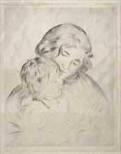 Mother and Child, 1896. Creator: Pierre-Auguste Renoir (French, 1841-1919).