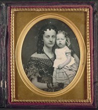 Mother and Child, c. 1855. Creator: Unidentified Photographer.