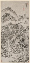 Mountain Village Embraced by the Summer, 1659. Creator: Wang Shimin (Chinese, 1592-1680).