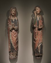 Mourning Saint John and Mourning Virgin (pair), c. 1250-1275. Creator: Unknown.