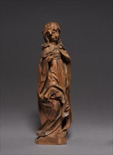 Mourning Virgin from a Crucifixion Group, 1500-1510. Creator: Veit Stoss (German, c. 1445-1533).