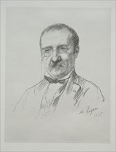 Mr. Champfleury, 1875. Creator: Alphonse Legros (French, 1837-1911).