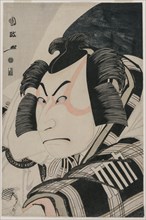 Nakamura Nakazo II as Matsuomaru in the Carriage-Stopping Scene, 1796. Creator: Utagawa Kunimasa (Japanese, 1773-1810).