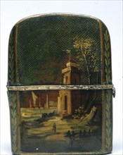 Necessaire with Scent Bottles, early 1800s. Creator: Unknown.