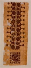 Neck and Shoulder Decoration from a Tunic, late 400s - 500s. Creator: Unknown.