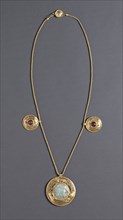 Necklace with Three Pendants, 1-199. Creator: Unknown.