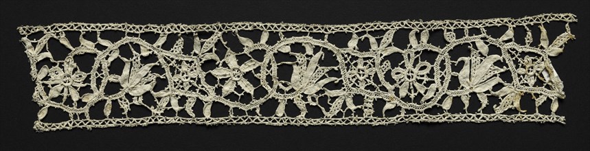 Needlepoint (Punto in aria) Lace Insertion, 16th-17th century. Creator: Unknown.