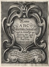 New ABC Booklet, 1627. Creator: Lucas Kilian (German, 1579-1637).